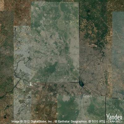 satellite image - New Delhi